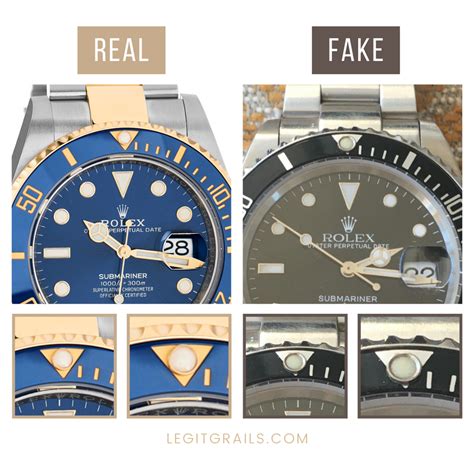 rolex oyster perpetual submariner fake vs real|how to identify rolex watches.